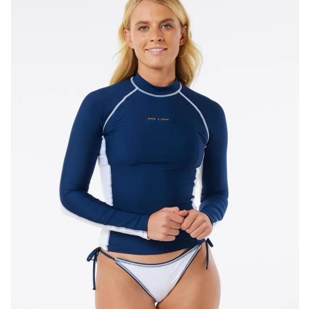Ripcurl Steph Gilmore Long Sleeve Surf Rash Vest Navy